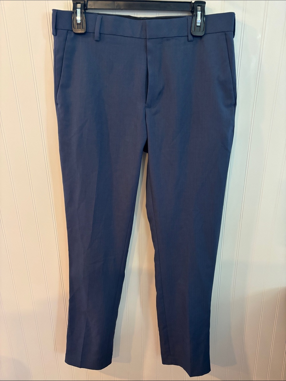 Van Heusen Men's Dark Blue Dress Pants - Slim Straight
